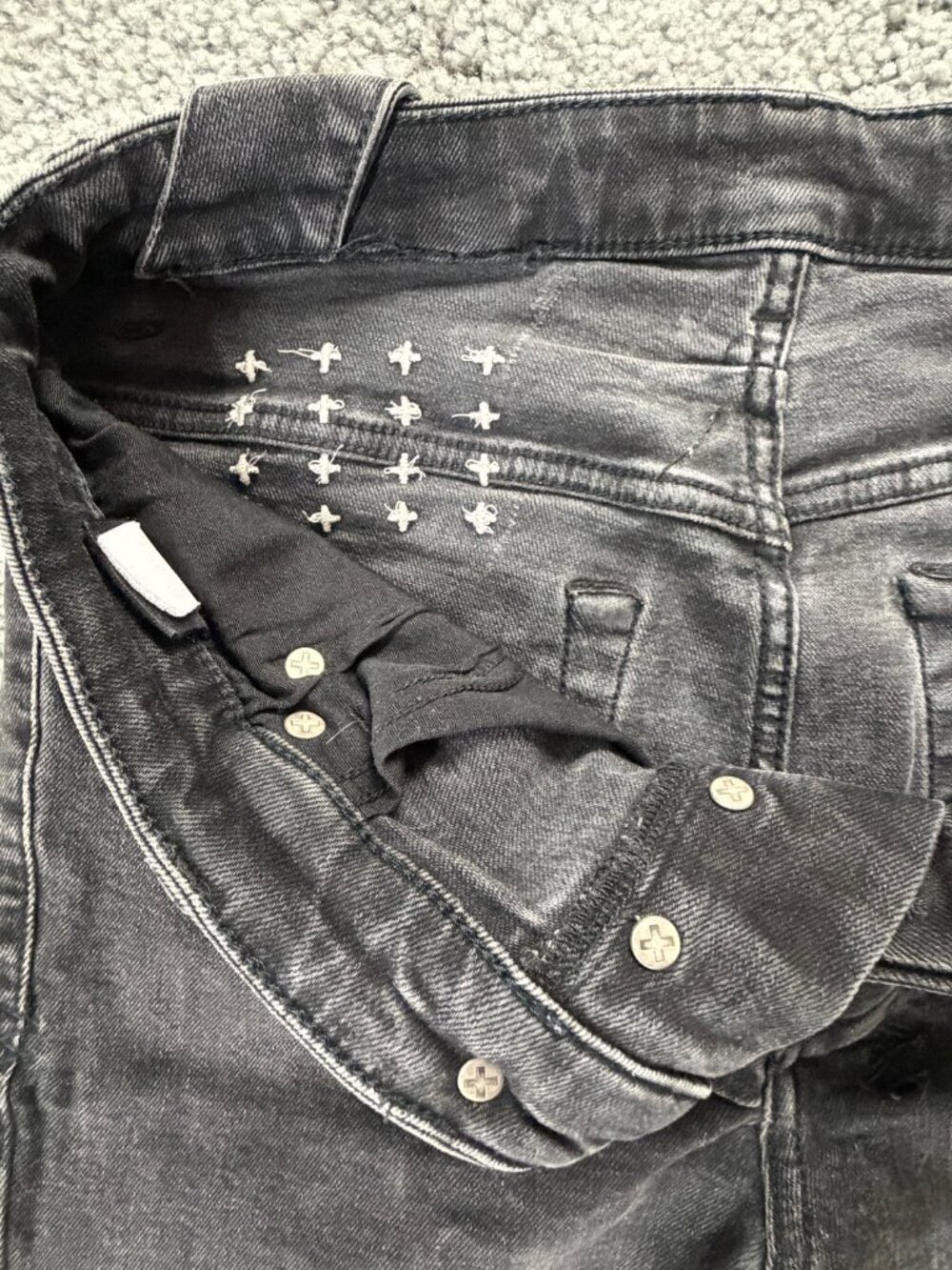 Ksubi Chitch Boneyard Black Slim Fit Distressed Jeans - Men's Size 31 - VGUC - Picture 8 of 16